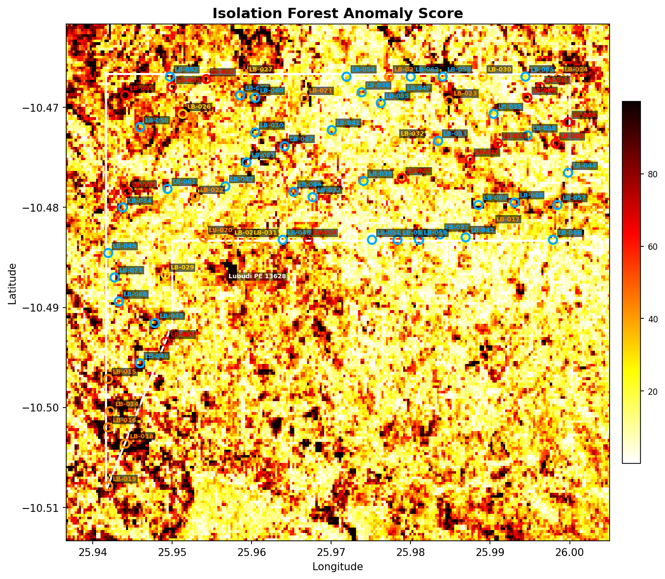 Isolation Forest anomalies