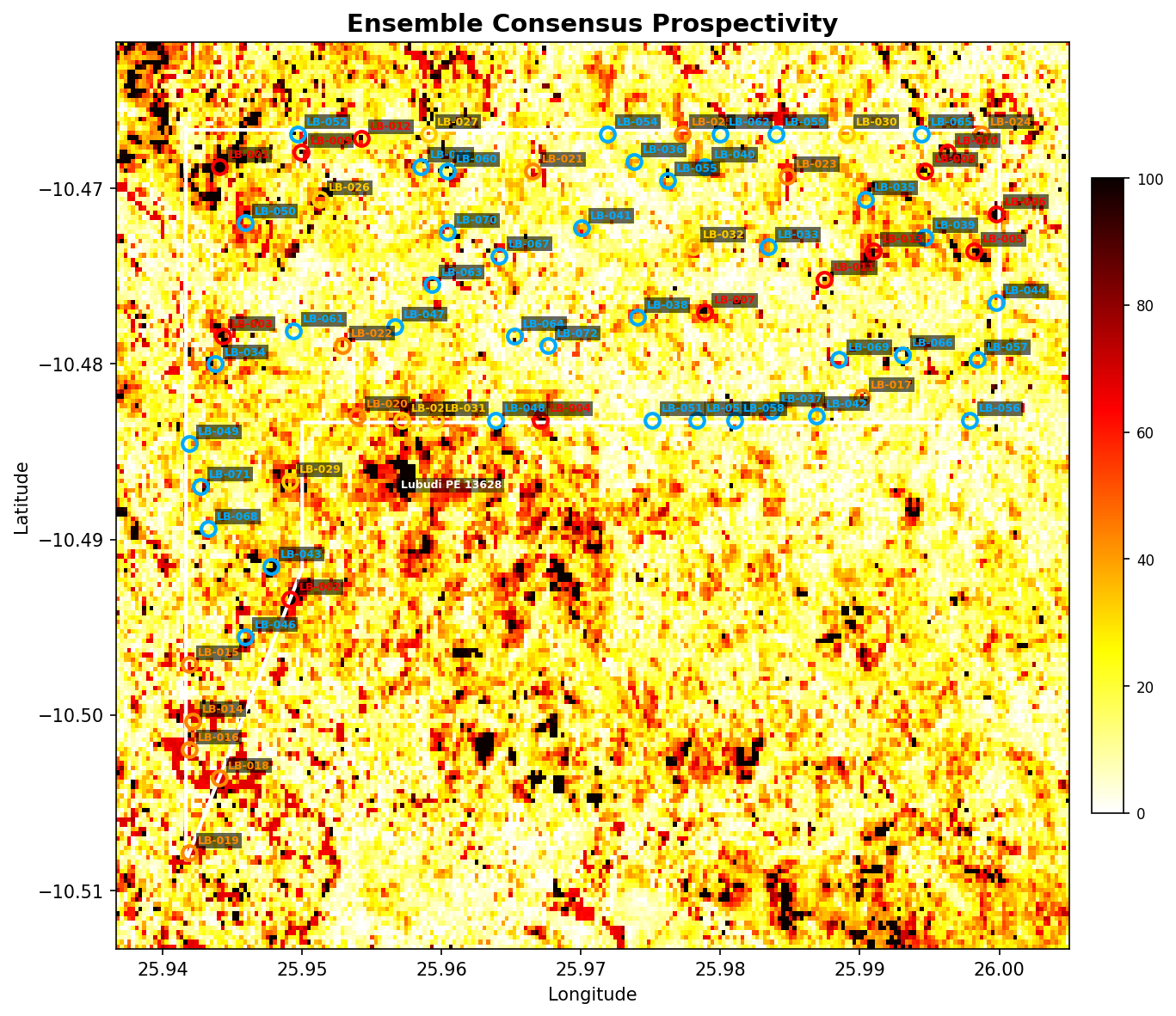 Ensemble prospectivity