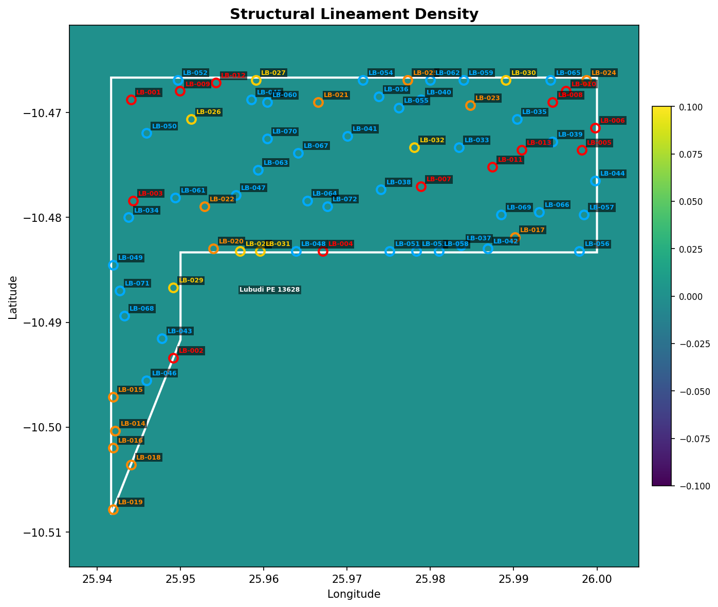 Lineament density